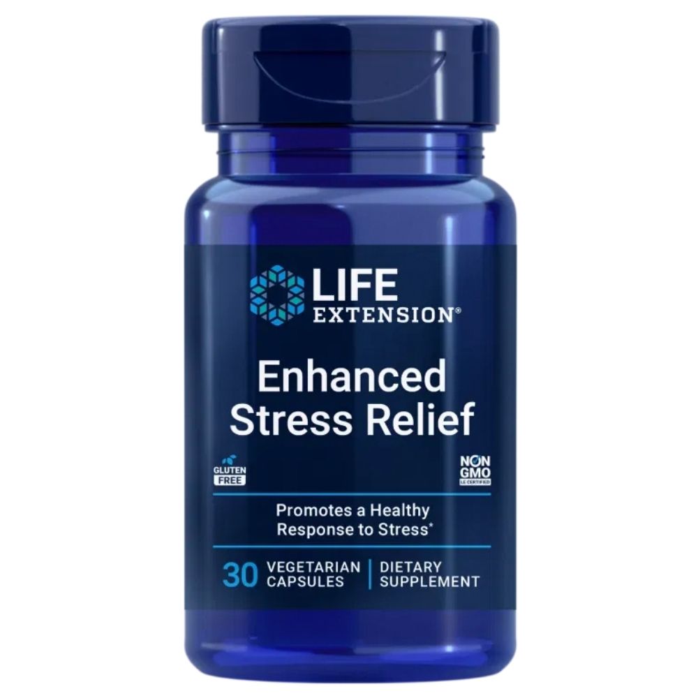 LIFE EXTENSION uzlabota stresa mazināšana – 30 kapsulas