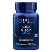 LIFE EXTENSION niacīns – 100 kapsulas