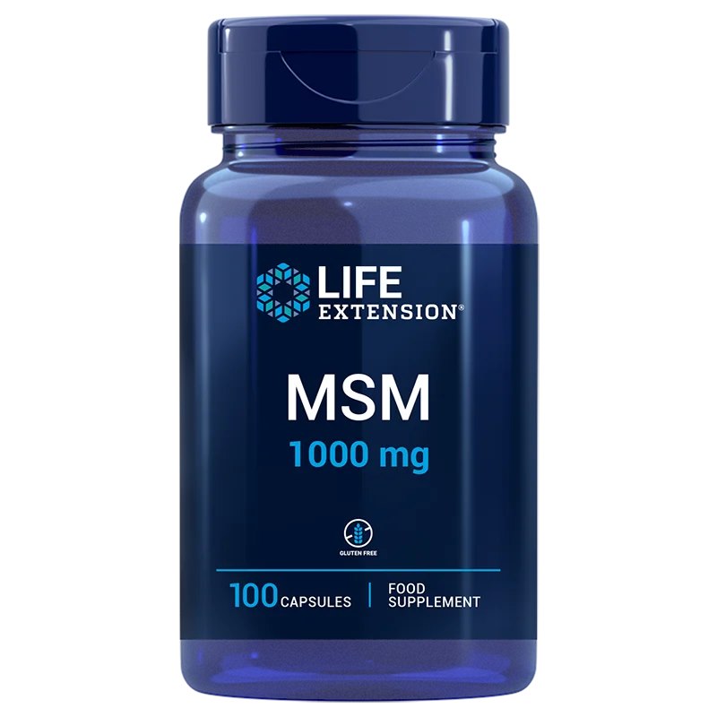 LIFE EXTENSION MSM 1000 mg - 100 kapsulas