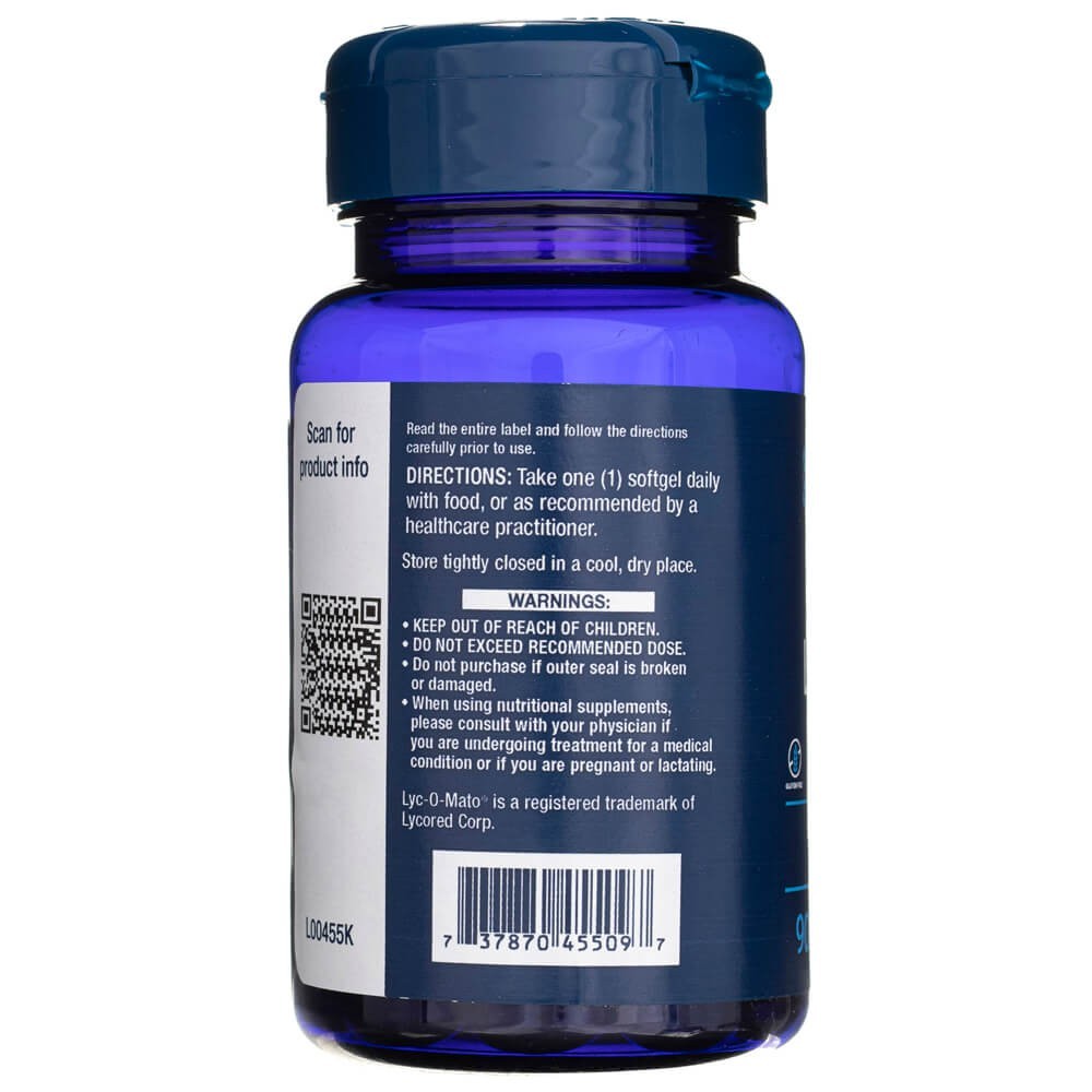 LIFE EXTENSION Mega Likopēns 15 mg – 90 kapsulas