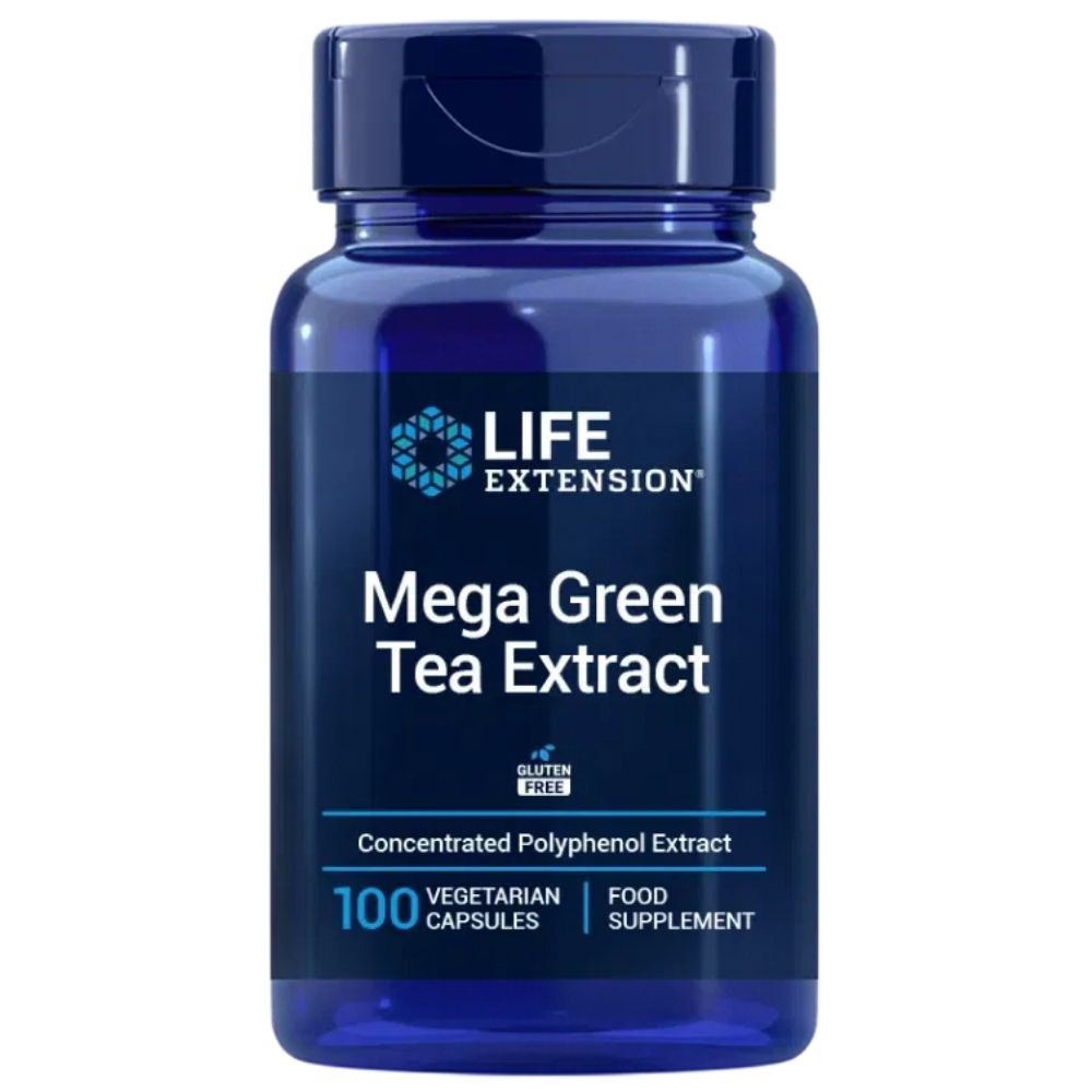 LIFE EXTENSION zaļās tējas ekstrakts 725 mg – 100 kapsulas