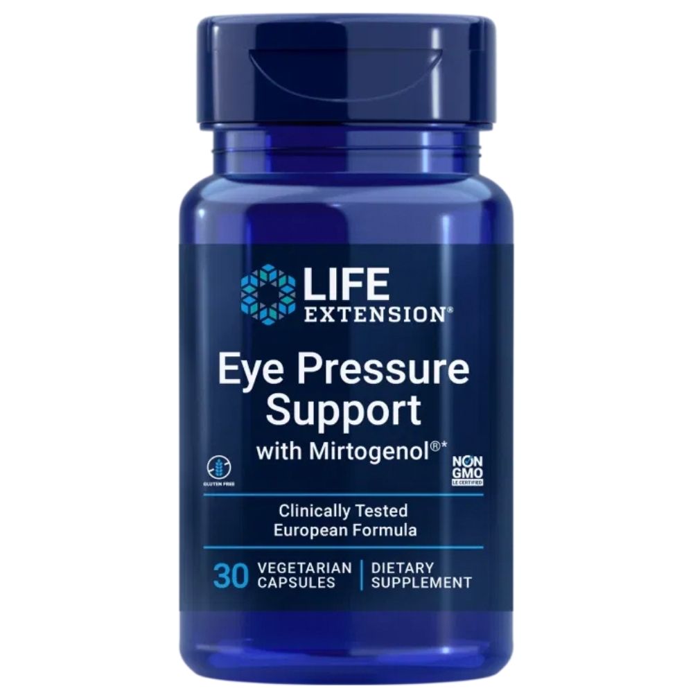 LIFE EXTENSION Acu spiediena atbalsts ar Mirtogenol® — 30 kapsulas