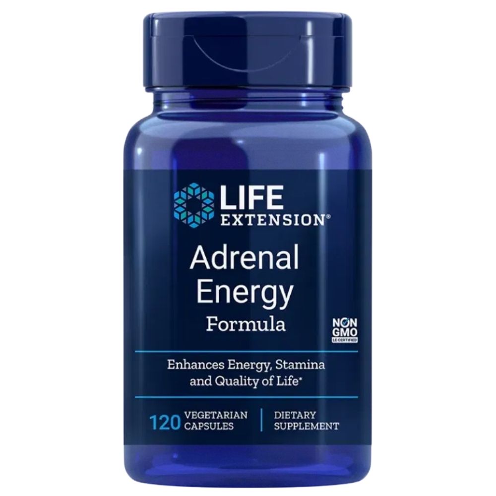 LIFE EXTENSION virsnieru enerģijas formula - 120 kapsulas