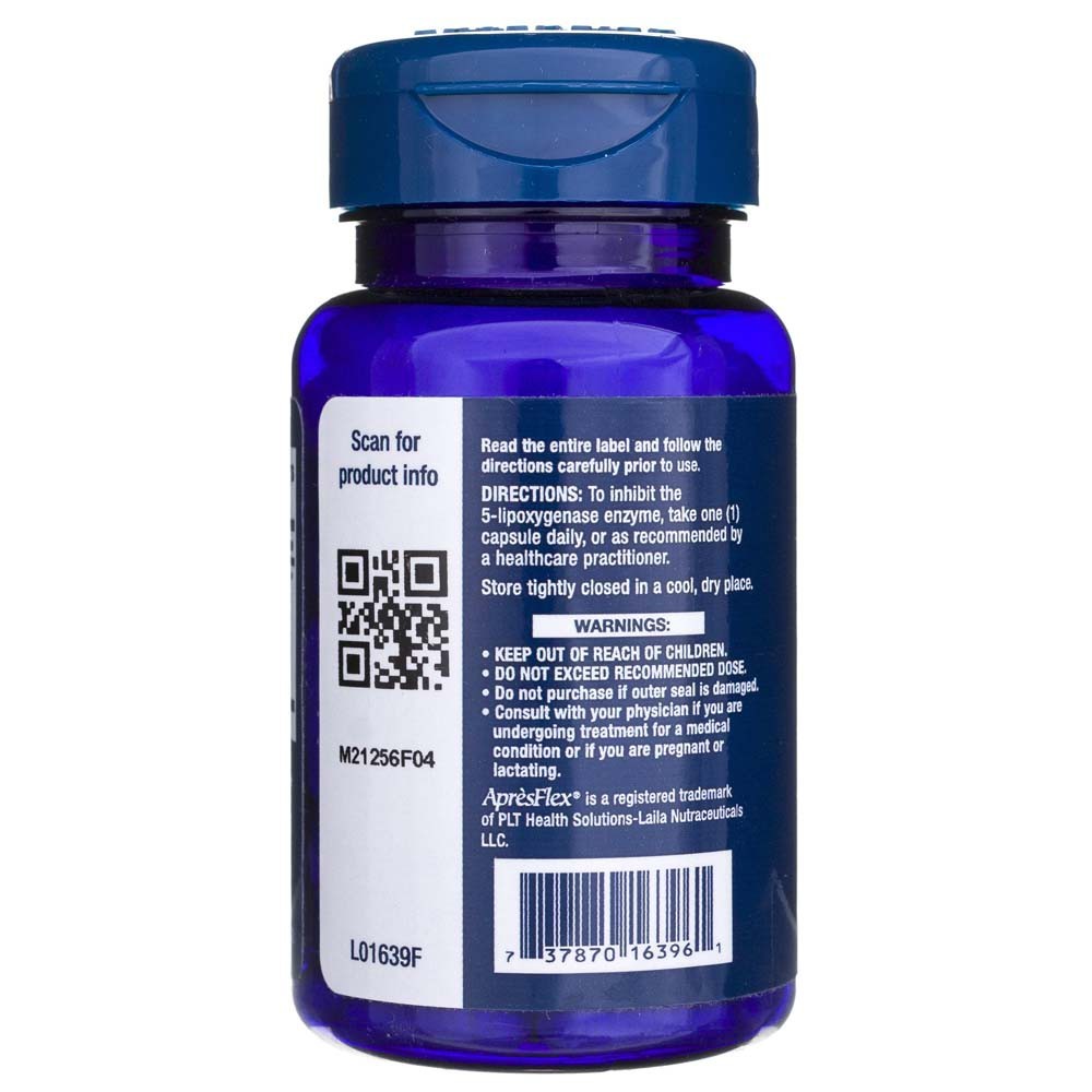 LIFE EXTENSION 5-LOX inhibitors ar AprèsFlex® 100 mg - 60 kapsulas