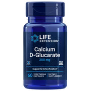 LIFE EXTENSION kalcija D-glukarāts 200 mg - 60 kapsulas