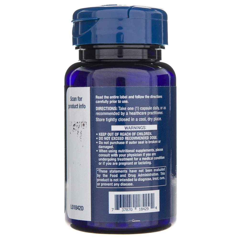 LIFE EXTENSION bioaktīvie folāti un B12 vitamīns – 90 kapsulas