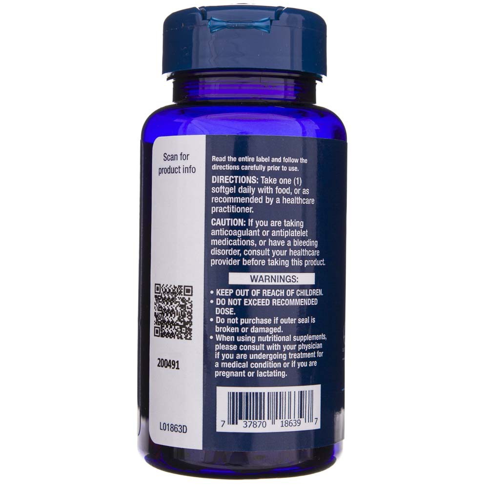 LIFE EXTENSION Super vitamīns E 268 mg – 90 kapsulas