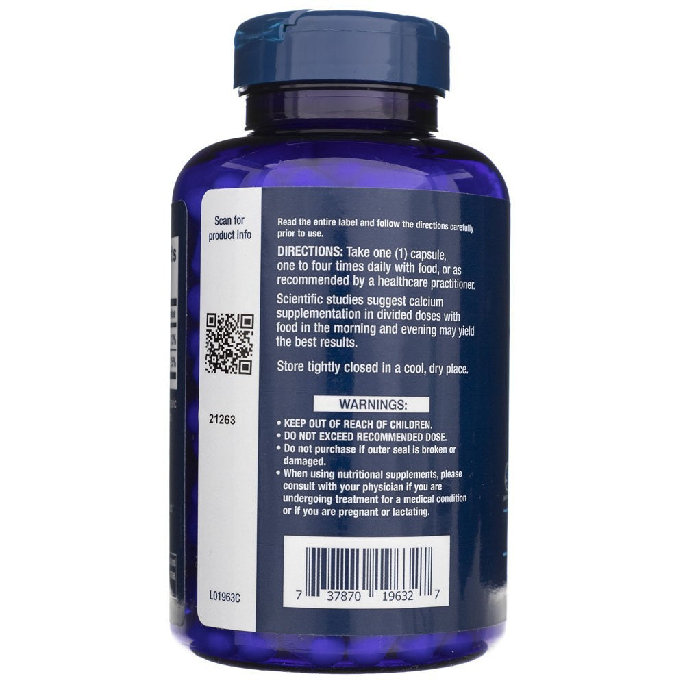 LIFE EXTENSION kalcija citrāts + D vitamīns - 200 kapsulas