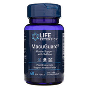 LIFE EXTENSION MacuGuard® acu atbalsts ar safrānu – 60 kapsulas