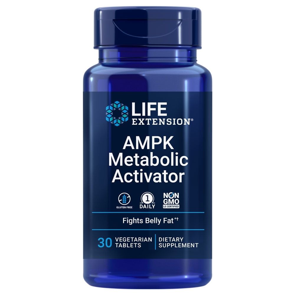 LIFE EXTENSION AMPK metabolisma aktivators – 30 tabletes
