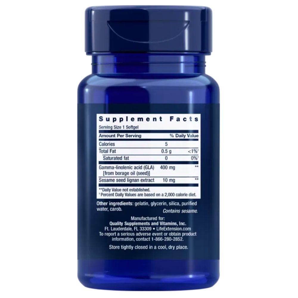 LIFE EXTENSION Mega GLA sezama lipna – 30 kapsulas