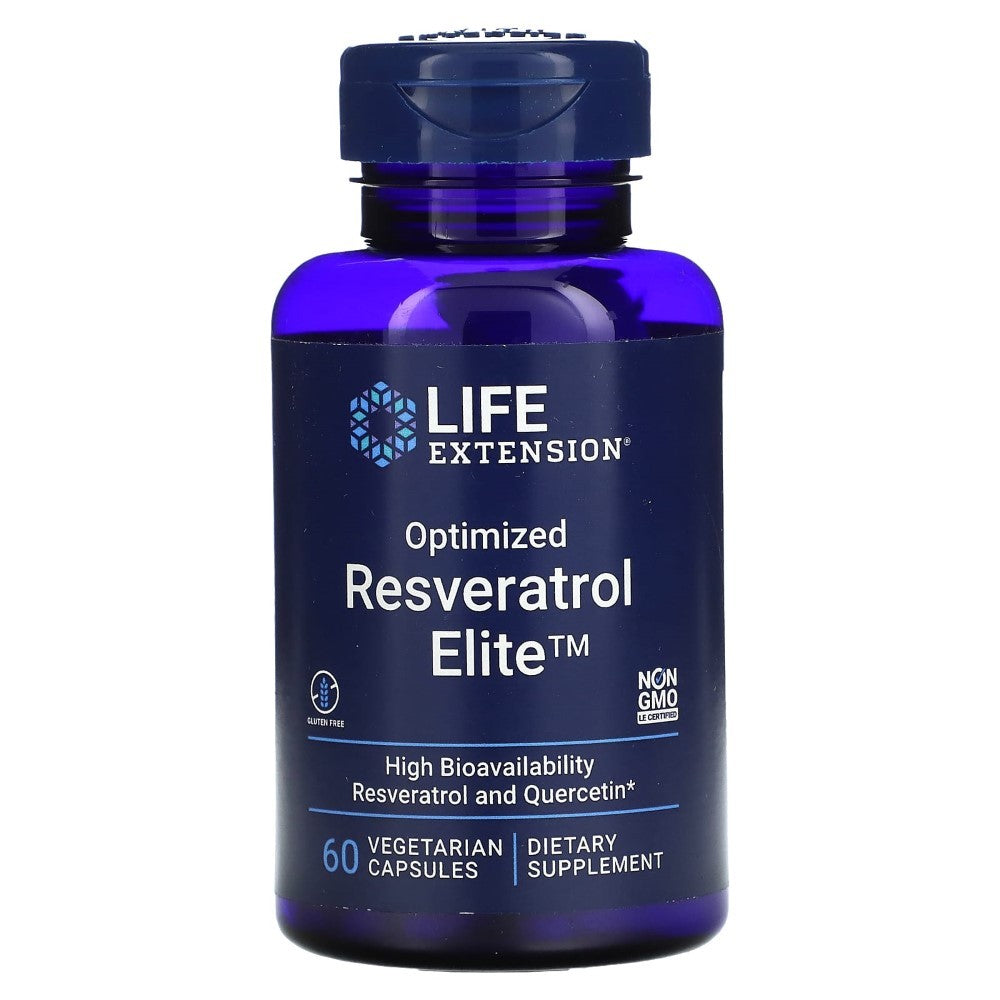 LIFE EXTENSION optimizēts resveratrols – 60 kapsulas