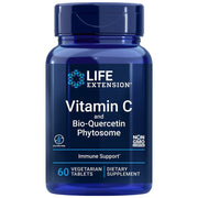LIFE EXTENSION C vitamīns un biokvercetīna fitosoms - 60 tabletes