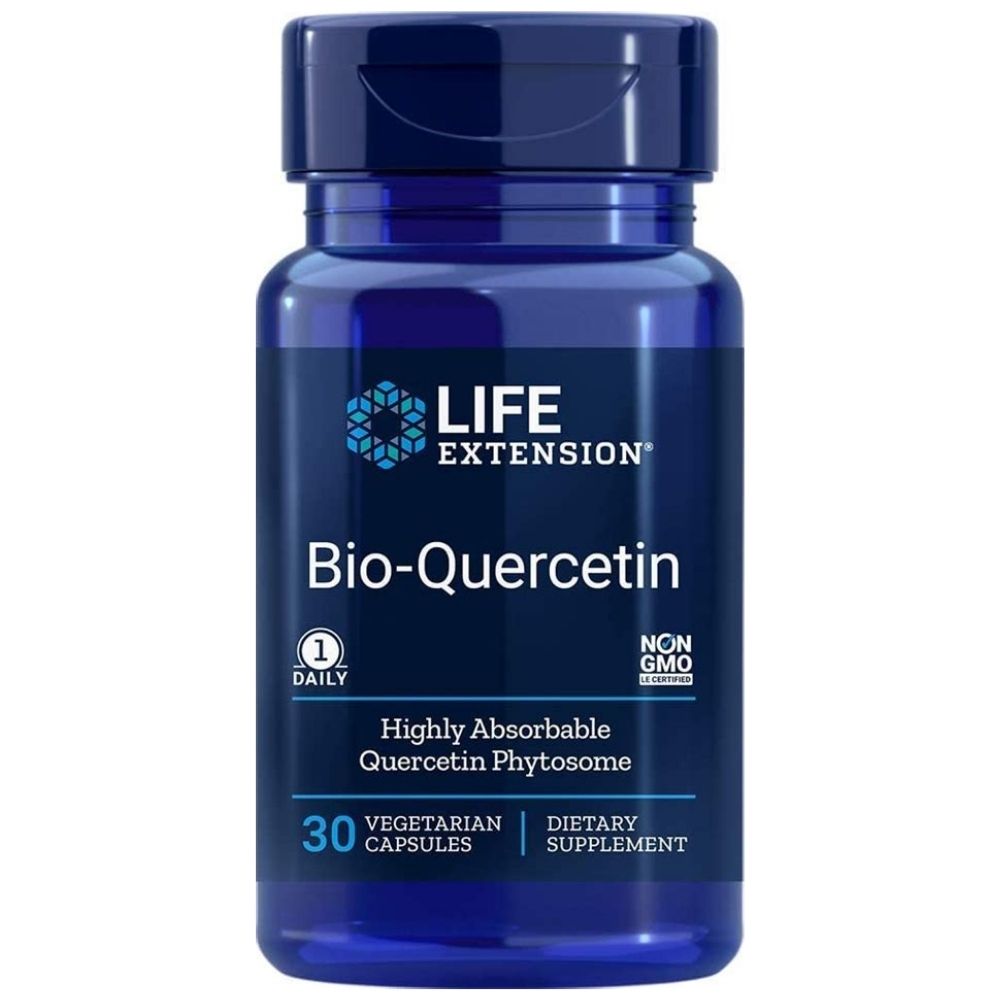 LIFE EXTENSION biokvercetīna fitosoma – 30 kapsulas