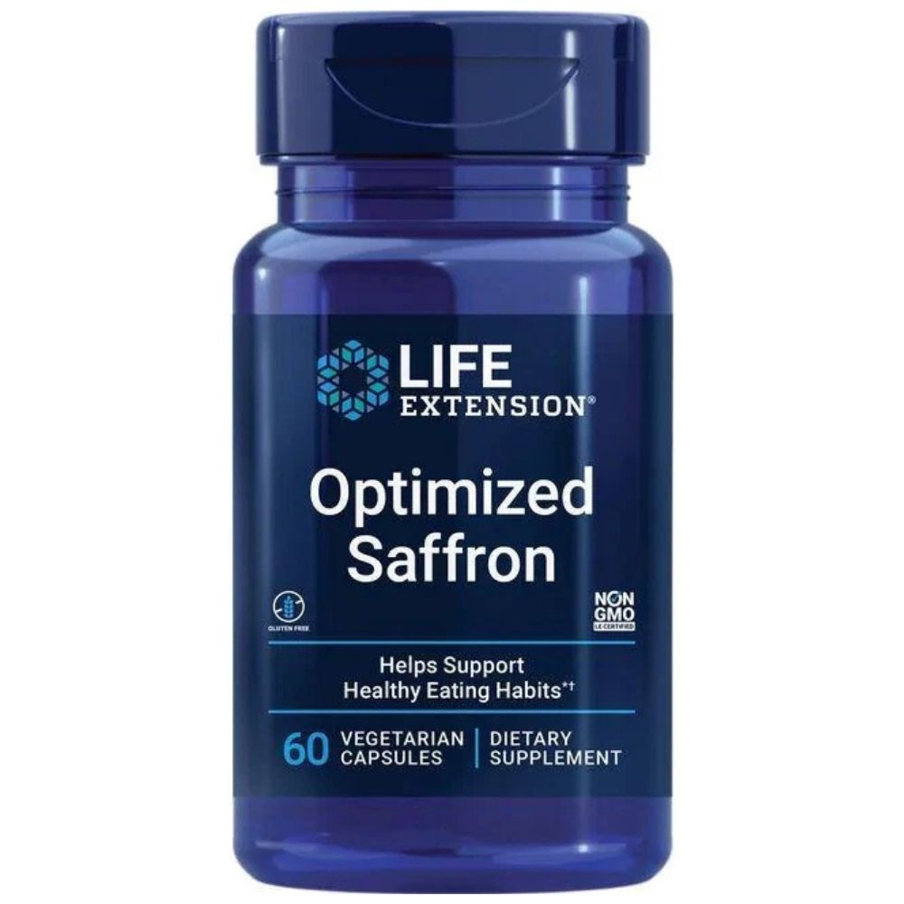LIFE EXTENSION optimizēts safrāns 88,25 mg - 60 kapsulas
