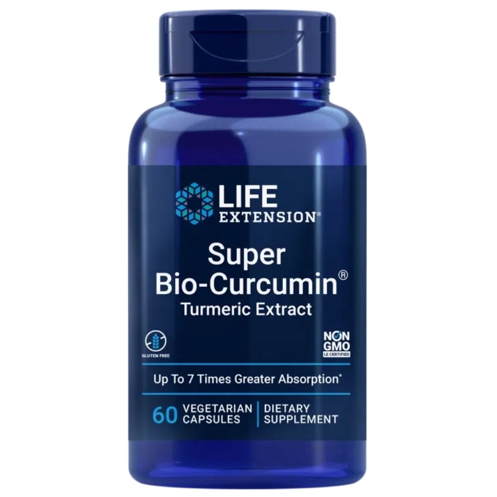 LIFE EXTENSION Super Bio-Curcumin®, kurkumas ekstrakts 400 mg – 60 kapsulas