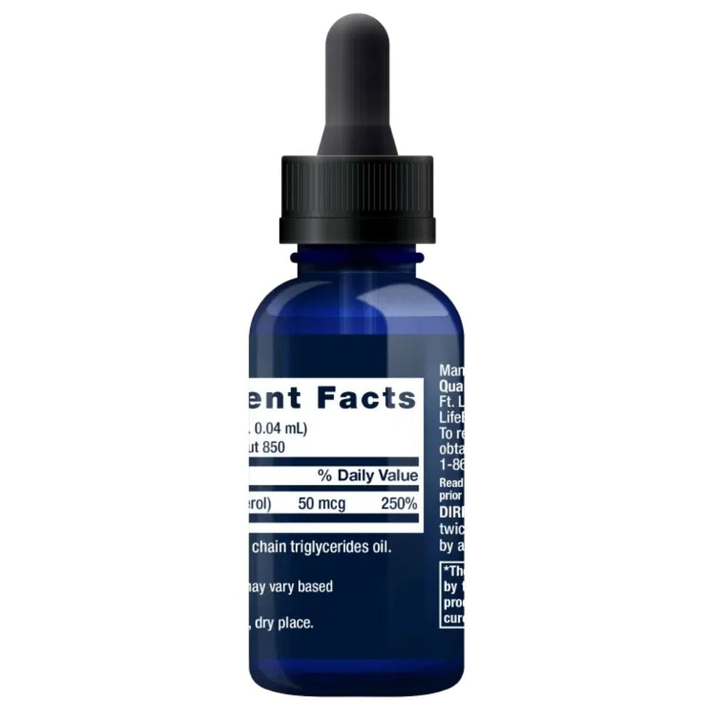 LIFE EXTENSION D3 vitamīna 2000 IU pilieni - 29,57 ml