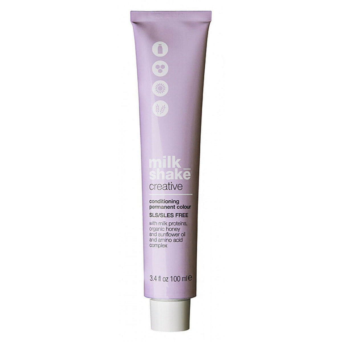 Milk Shake, Creative, SLS/SLES-Free, Permanent Hair Dye, 4.64R Red Medium Brown, 100 ml