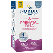 NORDIC NATURALS prenatālā DHA 830 mg – 90 kapsulas