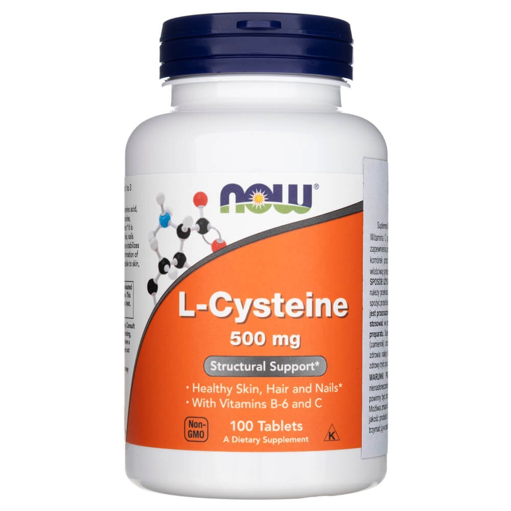 NOW FOODS L-cisteīns 500 mg – 100 tabletes