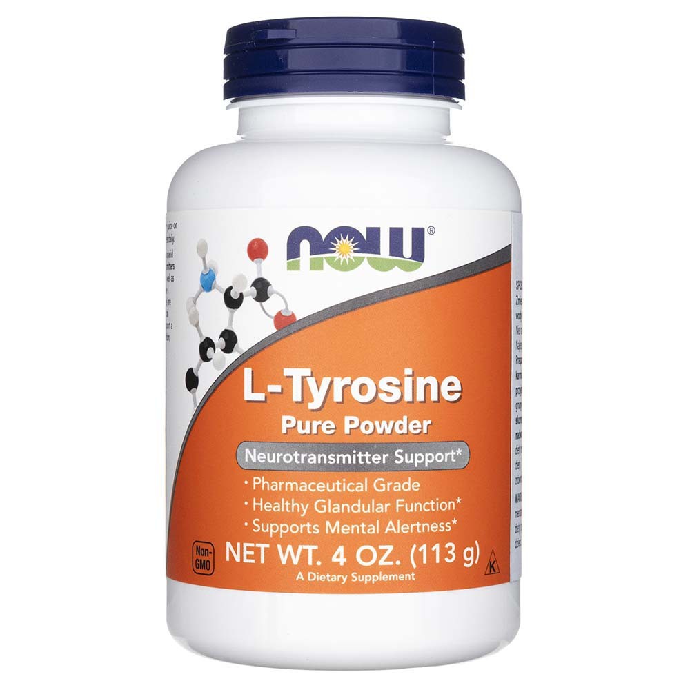 NOW FOODS L-tirozīna pulveris – 113 g