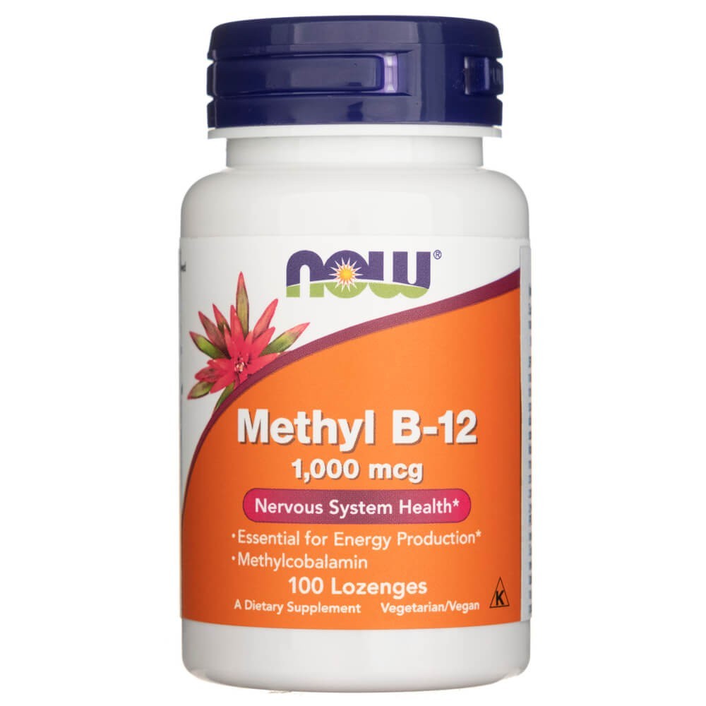 NOW FOODS Methyl B-12 1000 mcg – 100 pastilas