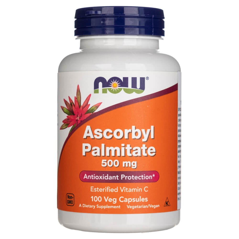 NOW FOODS Askorbilpalmitāts 500 mg – 100 kapsulas