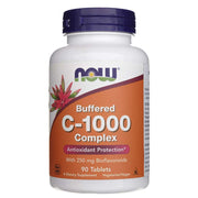 NOW FOODS C-1000 vitamīnu komplekss, buferēts – 90 tabletes