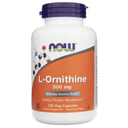 NOW FOODS L-ornitīns 500 mg – 120 kapsulas