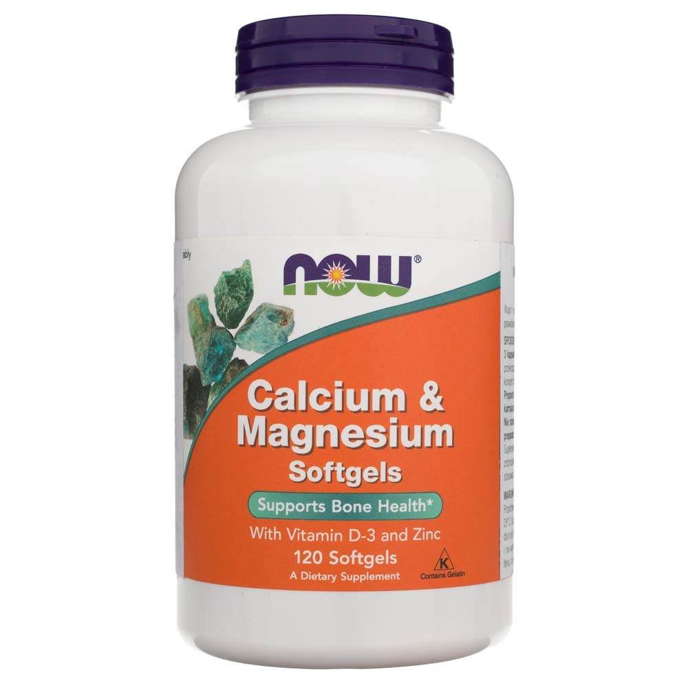 NOW FOODS kalcijs un magnijs – 120 kapsulas