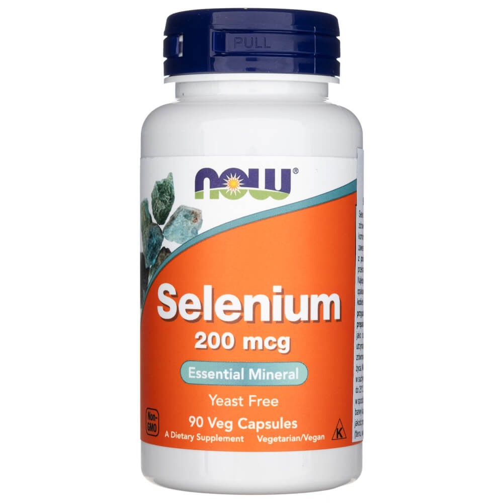 NOW FOODS selēns 200 mkg – 90 kapsulas