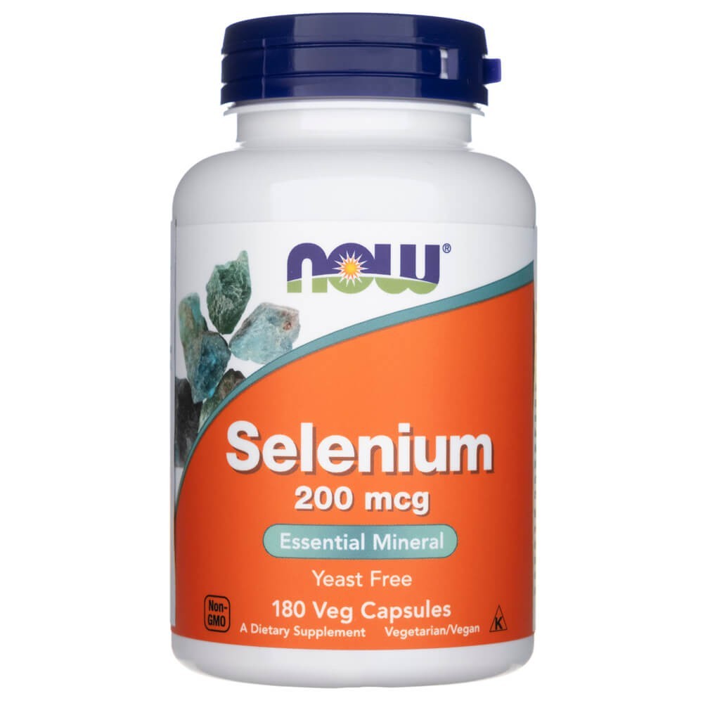 NOW FOODS selēns 200 mkg – 180 kapsulas