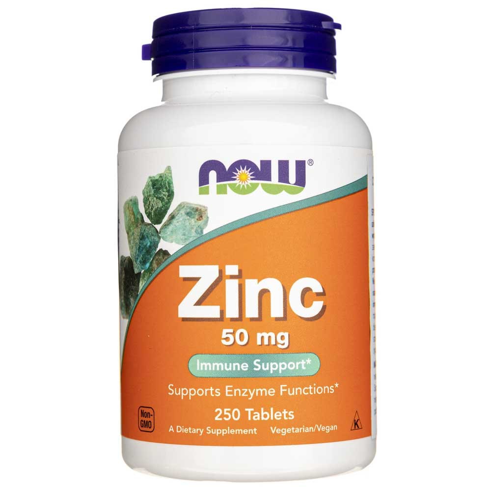 NOW FOODS cinks 50 mg – 250 tabletes