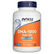 NOW FOODS DHA-1000 smadzeņu darbībai, īpaši spēcīgs – 90 kapsulas