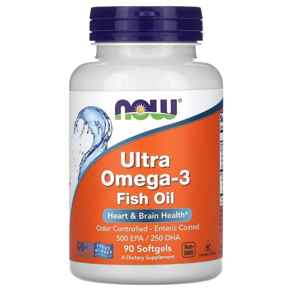 NOW FOODS Ultra Omega-3, 500 EPA / 250 DHA – 90 kapsulas