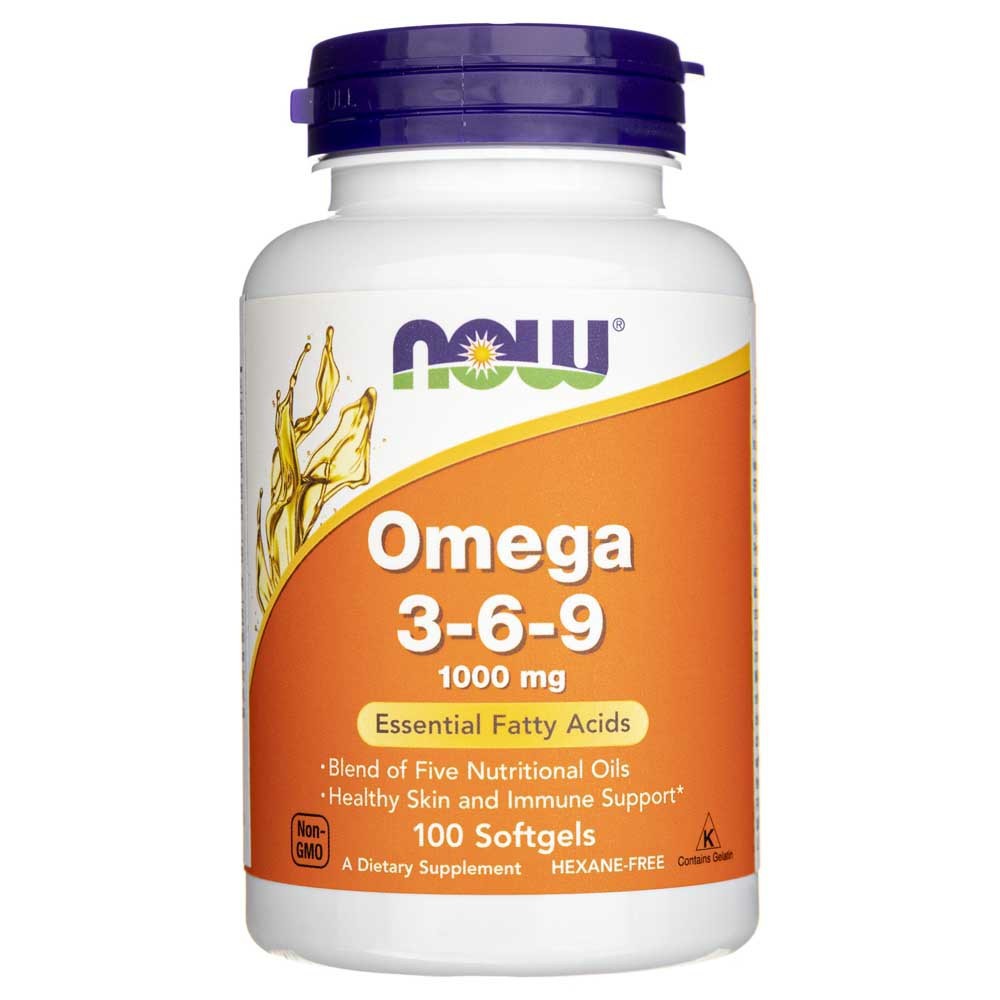NOW FOODS Omega 3-6-9 1000 mg – 100 kapsulas