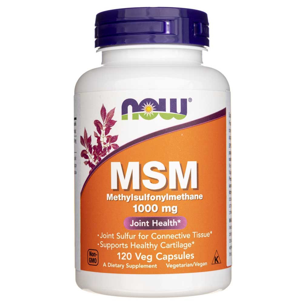 NOW FOODS MSM 1000 mg – 120 kapsulas
