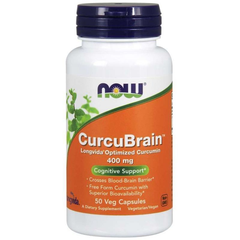 NOW FOODS CurcuBrain – 50 kapsulas