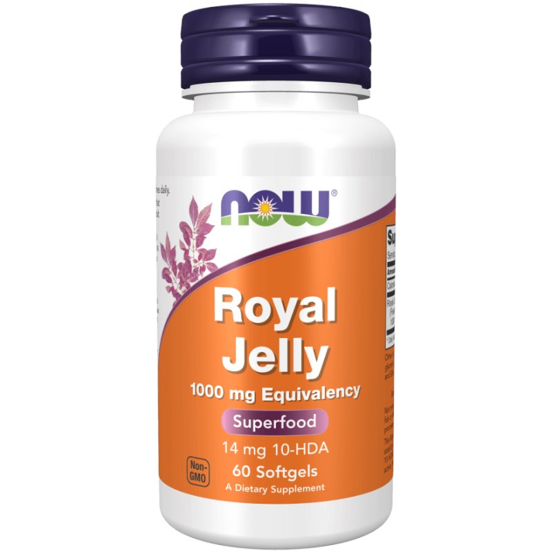 NOW FOODS Bišu māšu pieniņš 1000 mg – 60 kapsulas