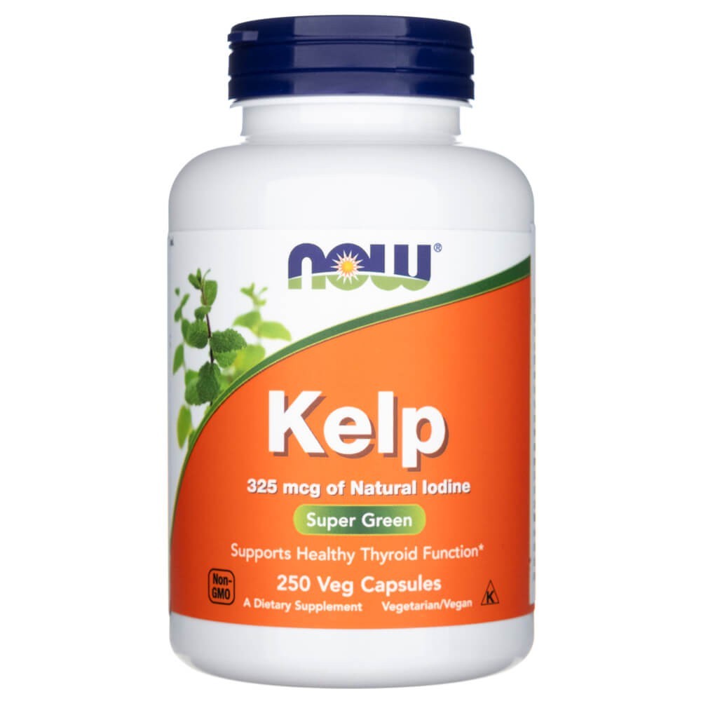 NOW FOODS Kelp 325 μg – 250 kapsulu (kapsulas)