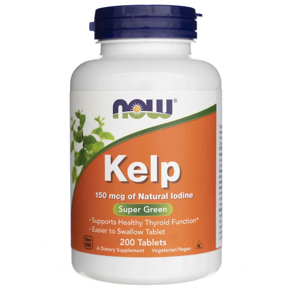 NOW FOODS Kelp 150 µg – 200 tabletes