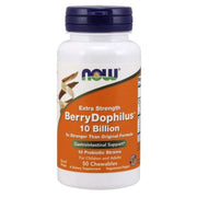 NOW FOODS BerryDophilus probiotikas bērniem un pieaugušajiem – 50 tabletes
