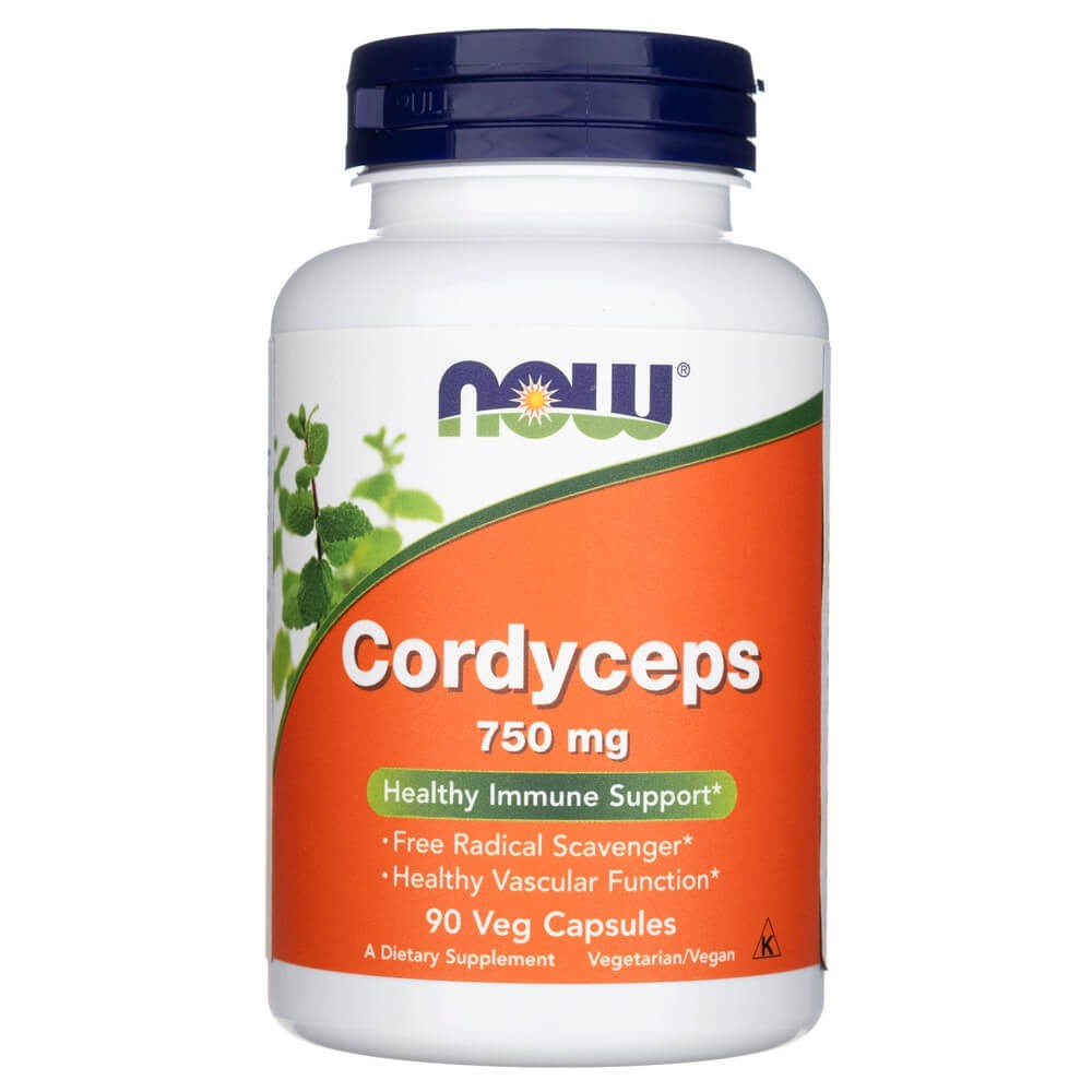 NOW FOODS Kordicepss 750 mg – 90 kapsulas