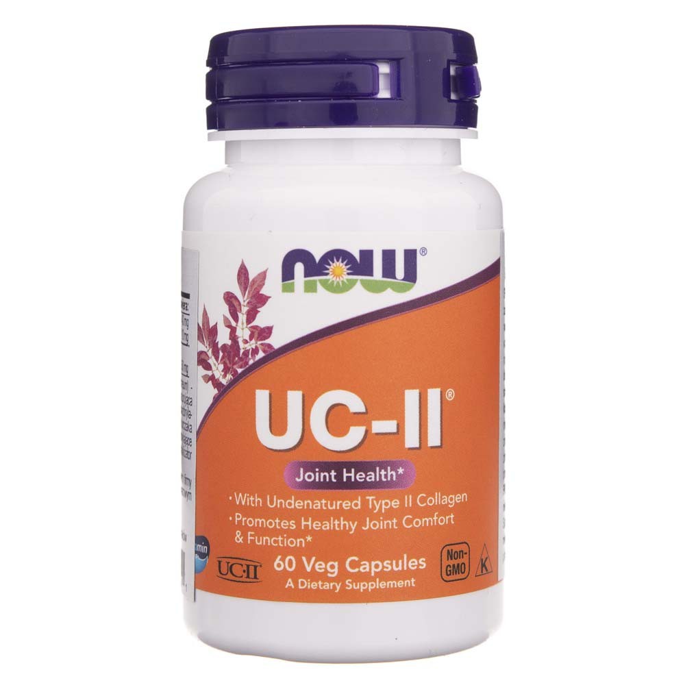 NOW FOODS UC-II® II tipa kolagēns – 60 kapsulas
