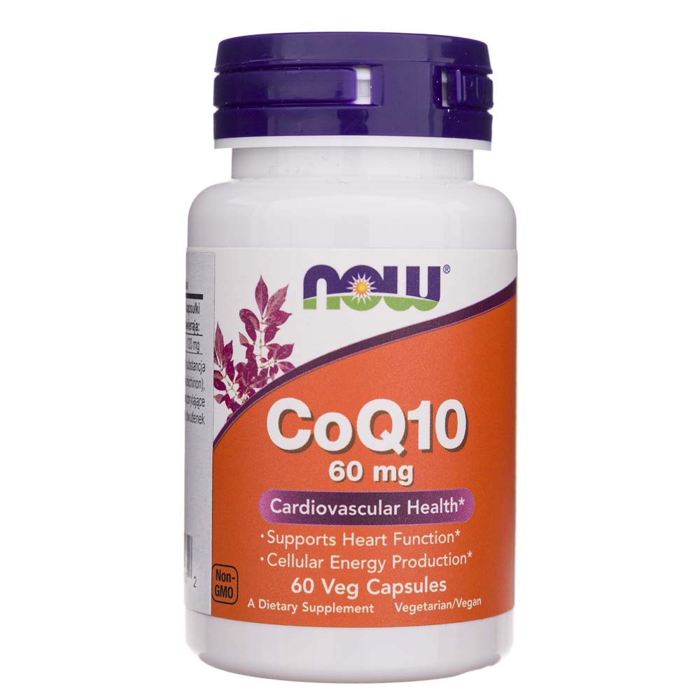 NOW FOODS CoQ10 60 mg – 60 kapsulas