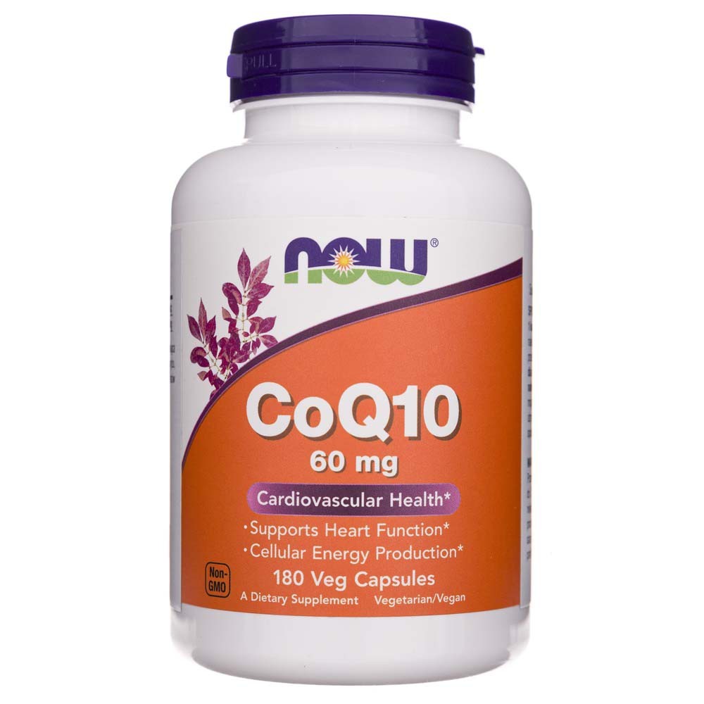 NOW FOODS Q10 60 mg – 180 kapsulas