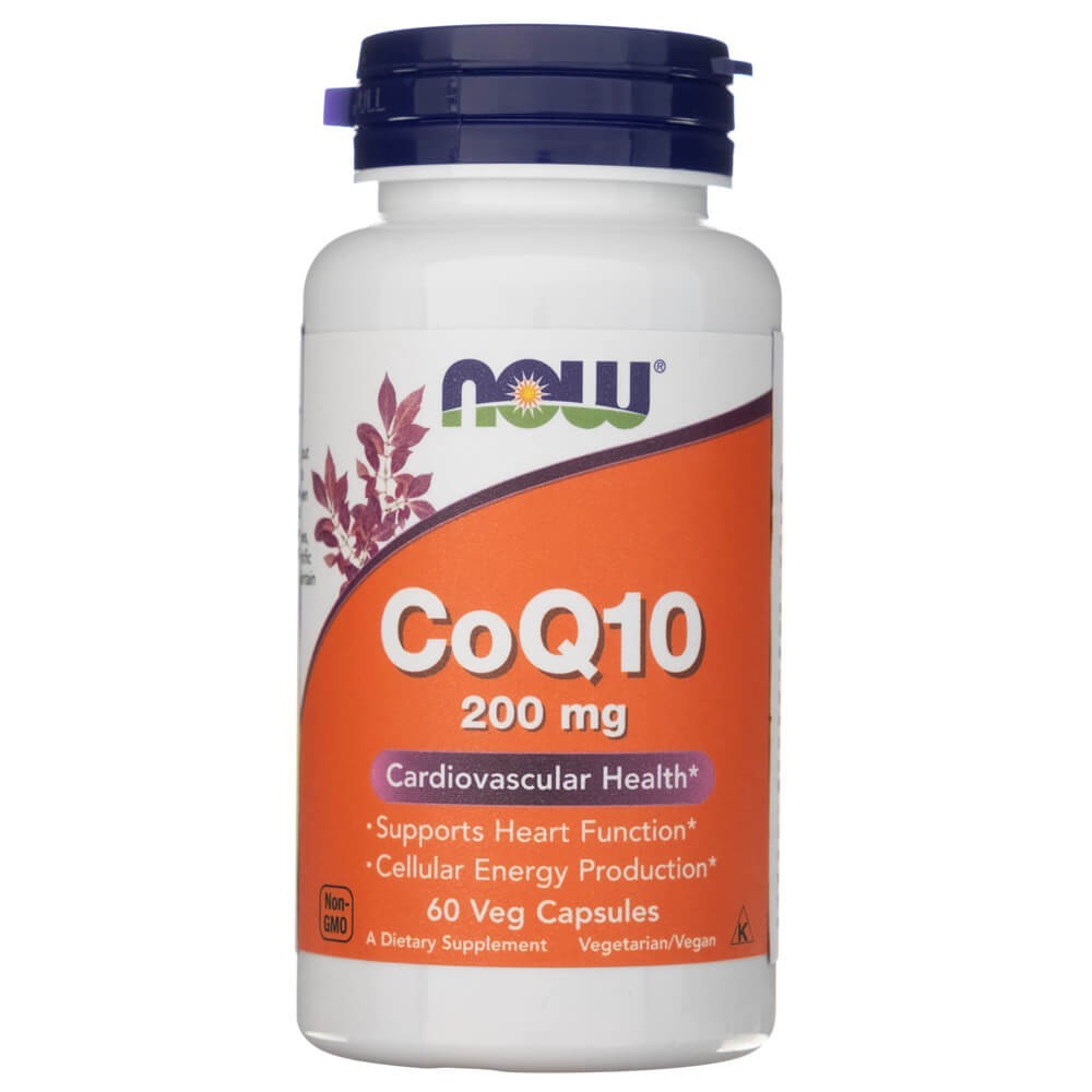 NOW FOODS CoQ10 200 mg – 60 kapsulas