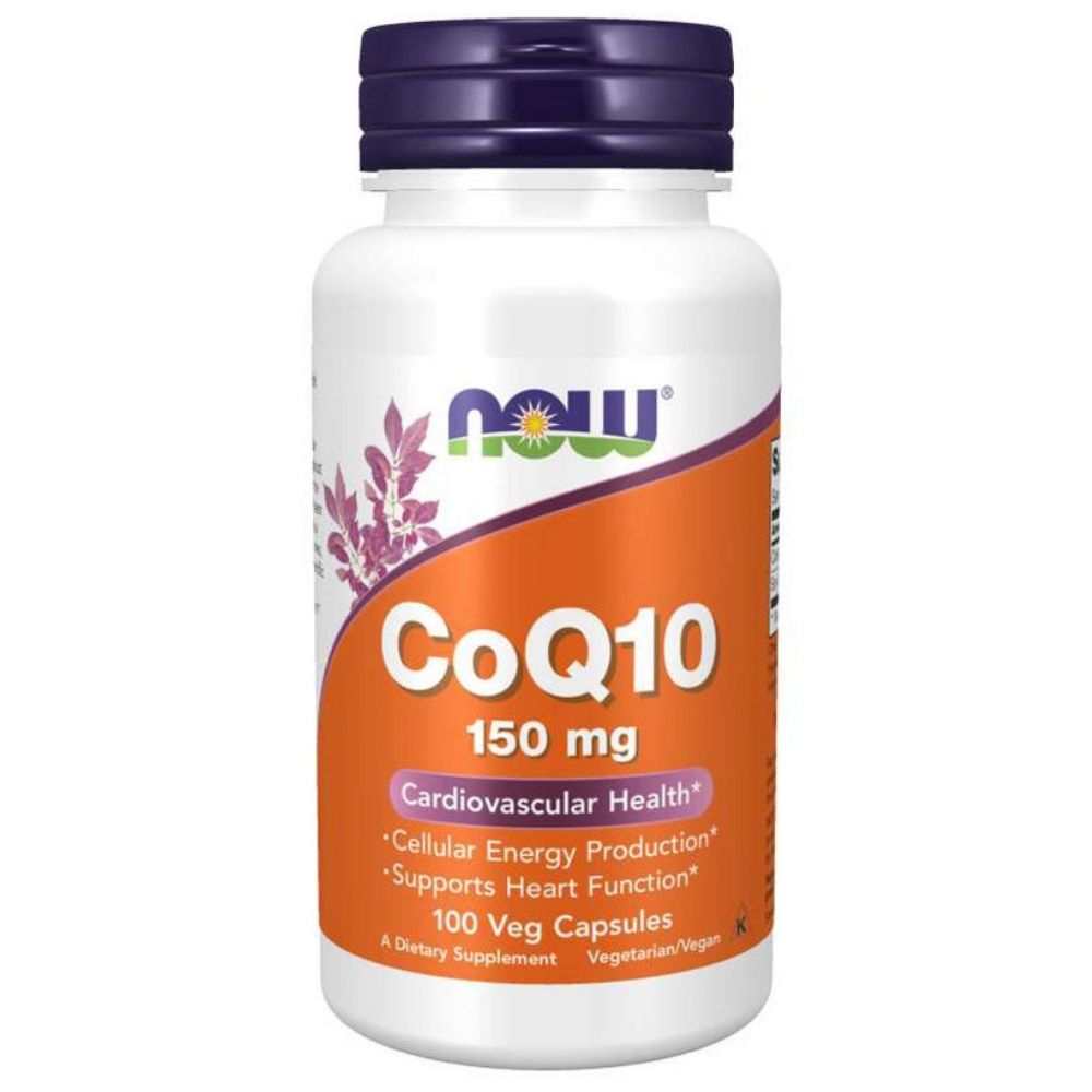 NOW FOODS CoQ10 (koferments Q10) 150 mg – 100 kapsulas