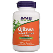 NOW FOODS Odžibvas augu ekstrakts 450 mg – 180 kapsulas