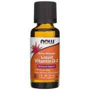 NOW FOODS šķidrais D3 vitamīns, īpaši stiprs, 1000 IU – 30 ml